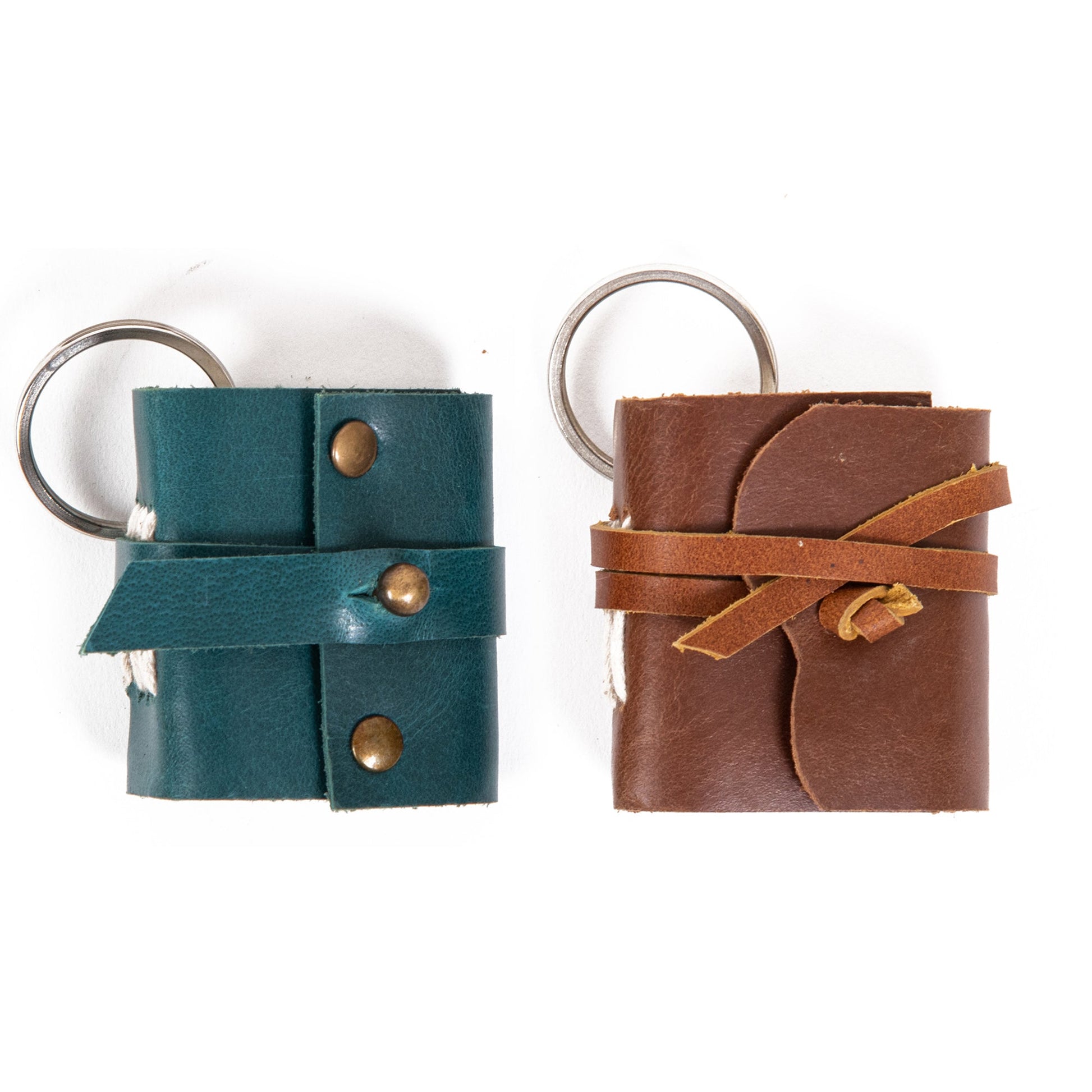 Miniature Journal  Key-ring Crafted with High Quality Leather(1 key-ring)-1