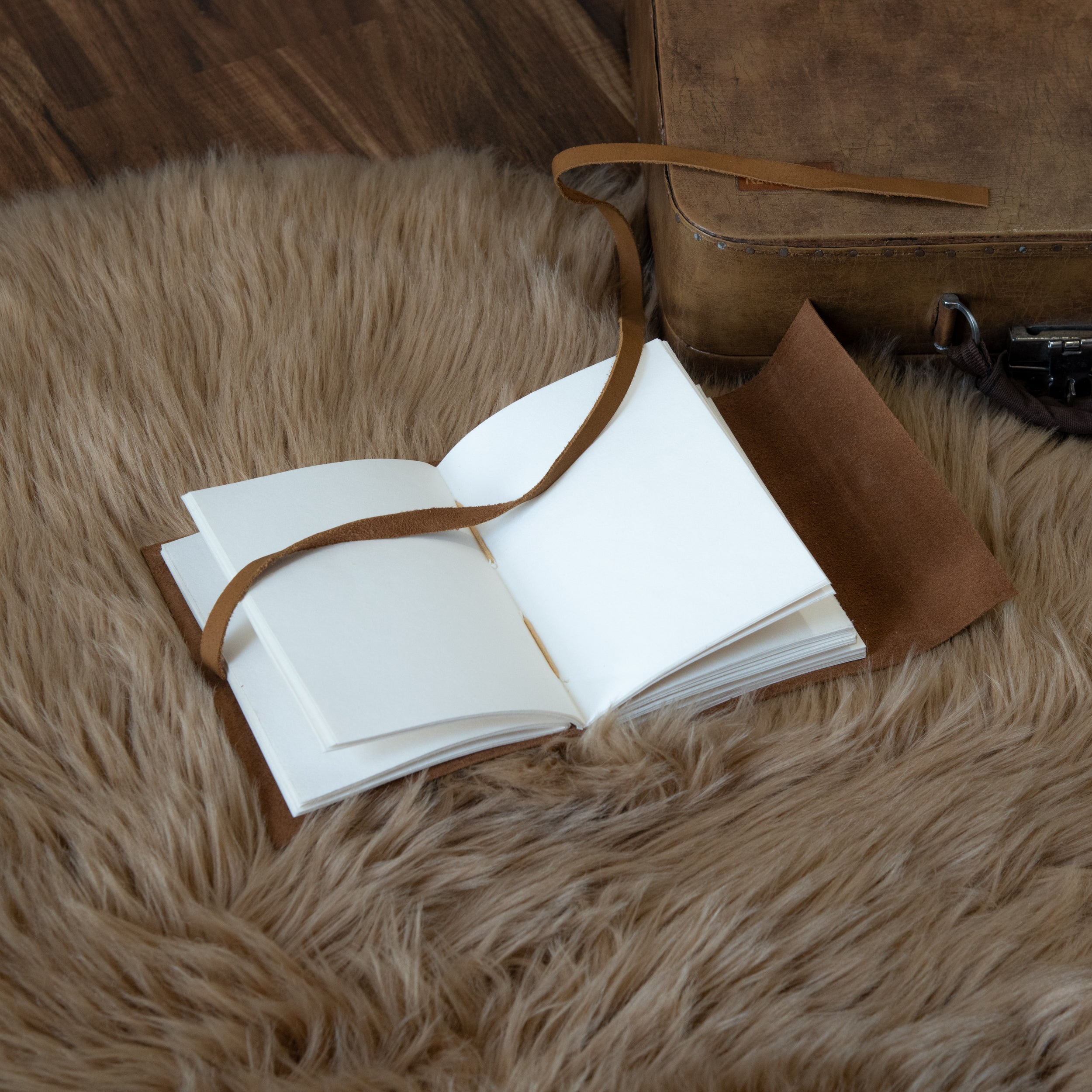 Embossed Leather Journal With Tree-4