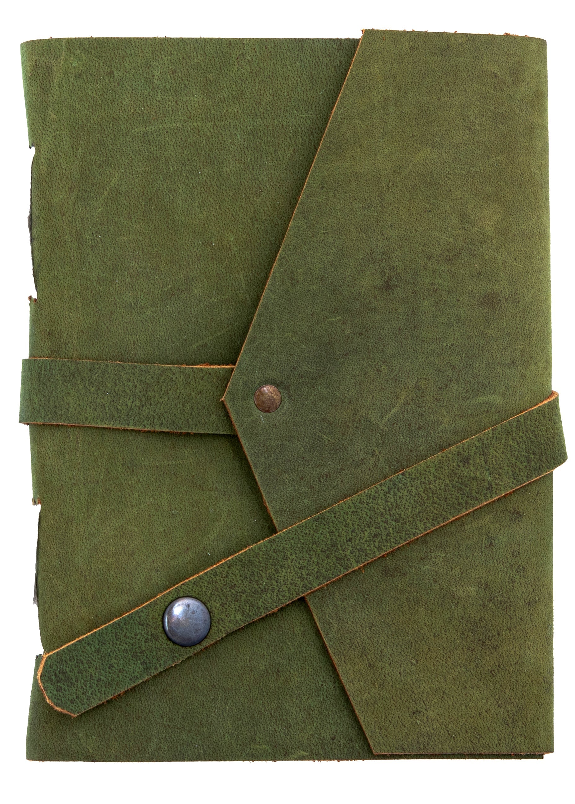 Vintage Leather Journal Diary with Belt-1