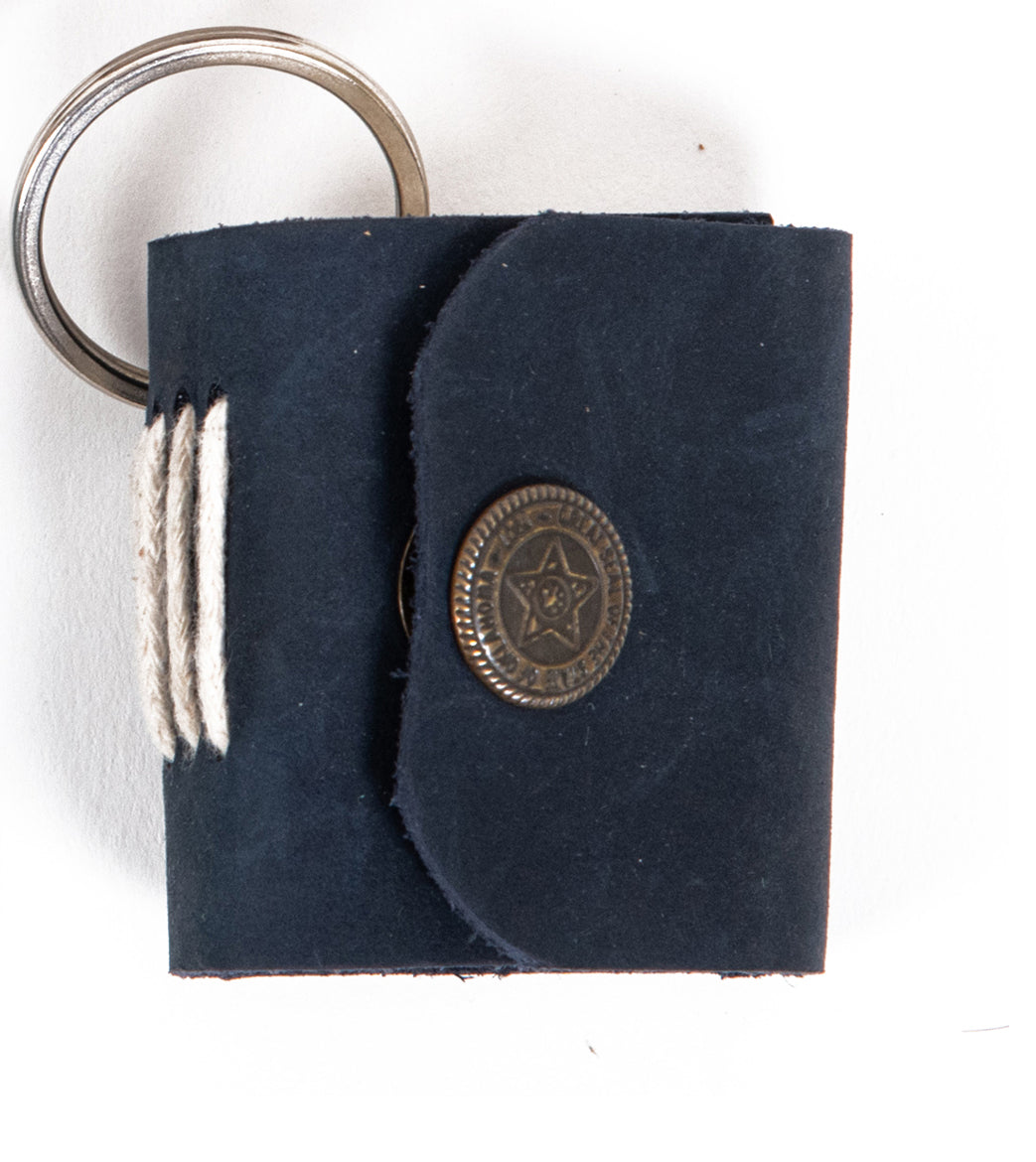 Miniature Journal  Key-ring Crafted with High Quality Leather(1 key-ring)-5