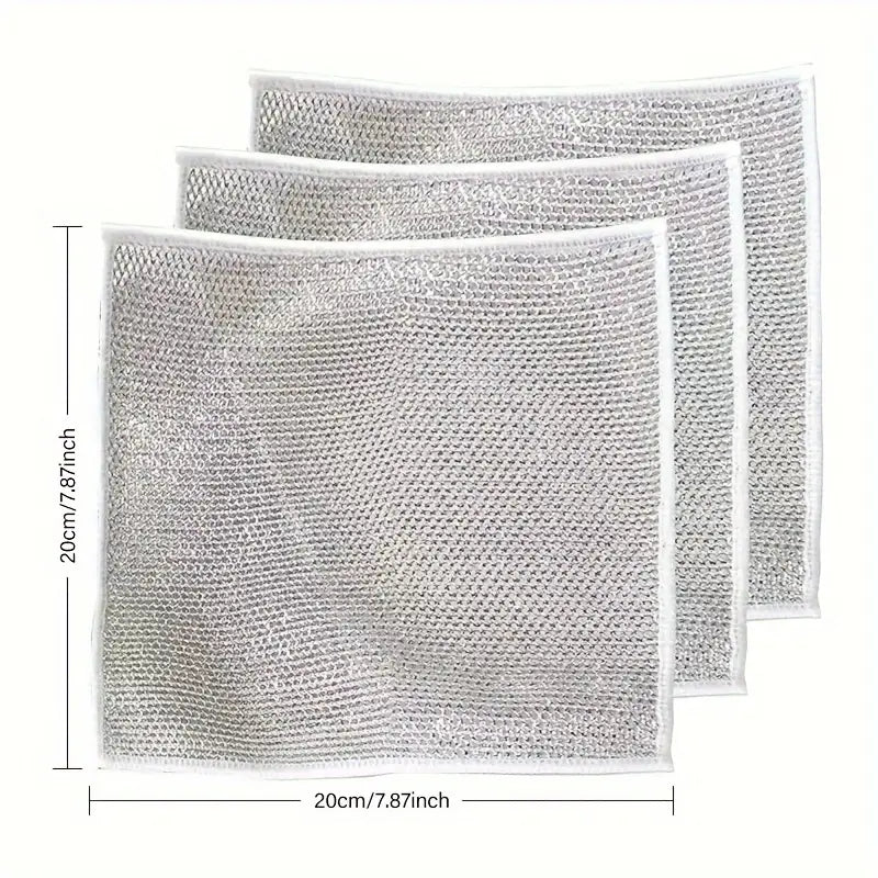 Non-Scratch Wire Dish Washing Cloth Pack Of 5